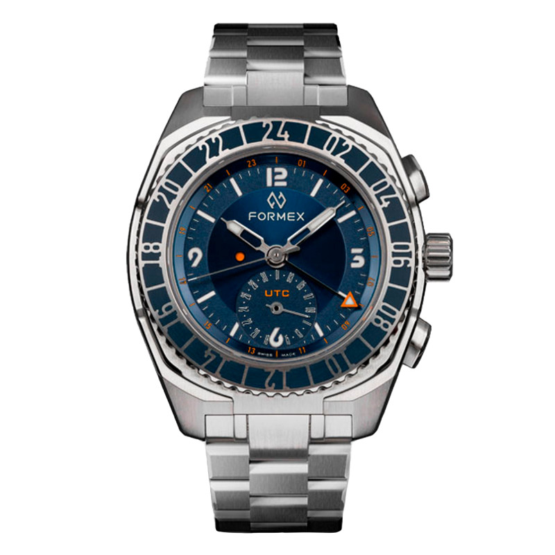 Montre Stratos UTC 41 mm Automatic Blue - Formex