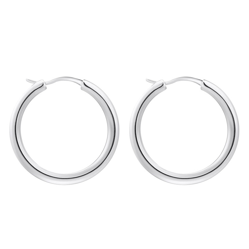 Boucles d'Oreilles Créoles Essentials Classiques en Argent 925, Diamètre 26,80 mm - CR745-001-21 - Thomas Sabo