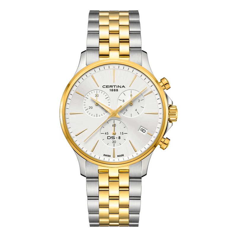 Montre DS-8 Chrono C0454172203100 - Certina
