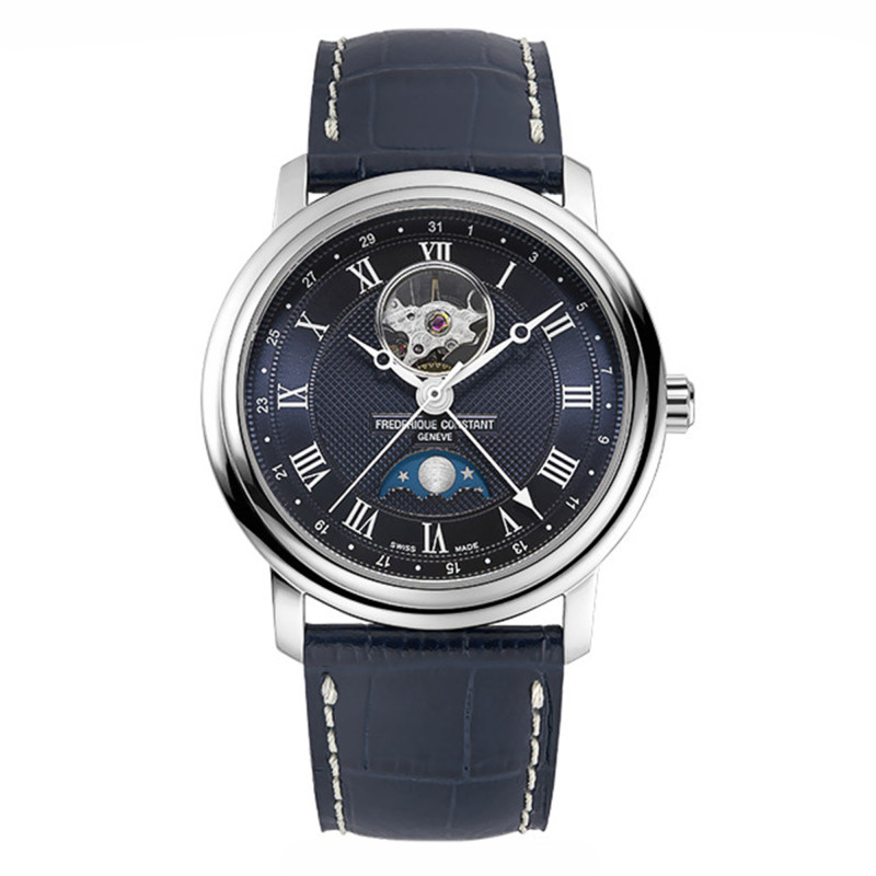 Montre Classics Heart Beat Moonphase Date FC-335MCNW4P26 - Frédérique Constant