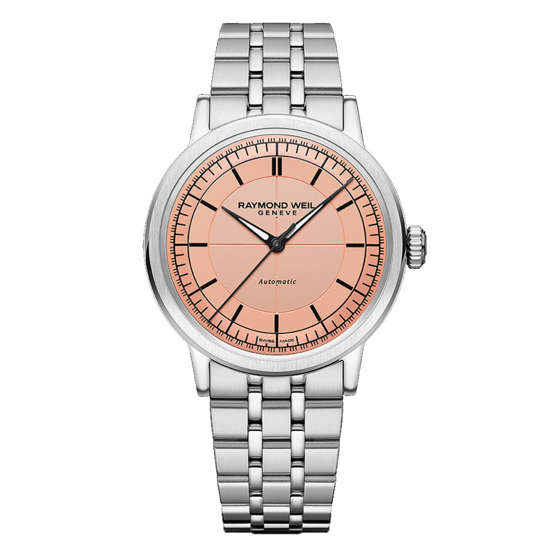 Montre Millesime Central Seconds 39 mm - Cadran Saumon - Raymond Weil