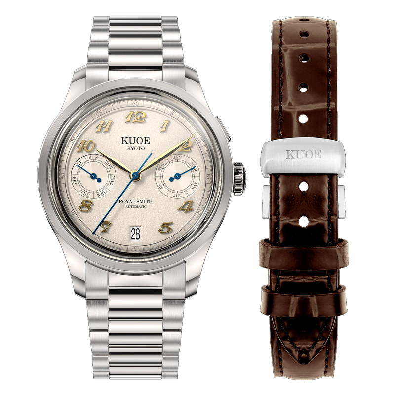 Montre Royal Smith 90-010 Automatic Ivory x Grainy Finish Dial rs90010-iv-grainy - Kuoe Kyoto