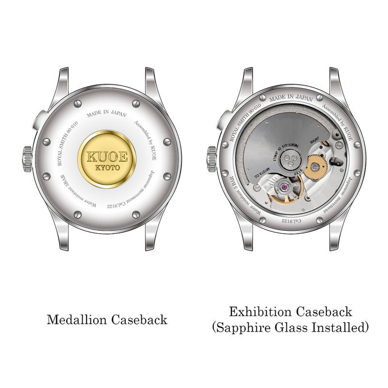 Montre Royal Smith 90-010 Automatic Ivory x Vertical Brushed Dial rs90010-iv-vertical - Kuoe Kyoto