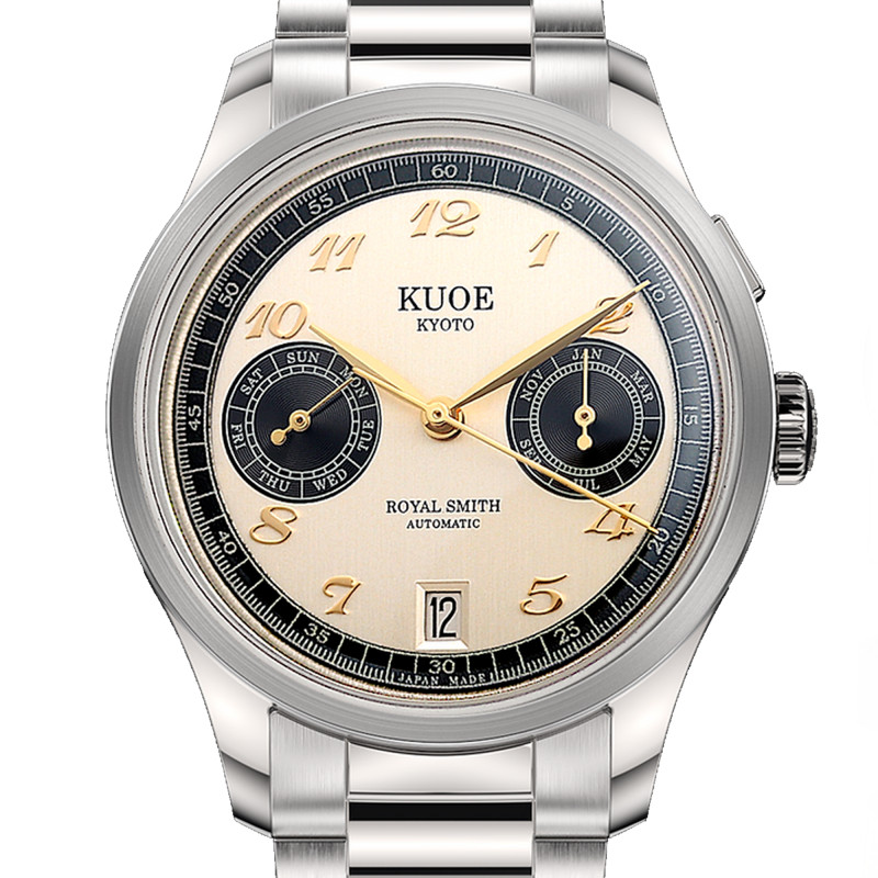 Montre Royal Smith 90-010 Automatic Panda x Vertical Brushed Dial rs90010-pa-vertical - Kuoe Kyoto