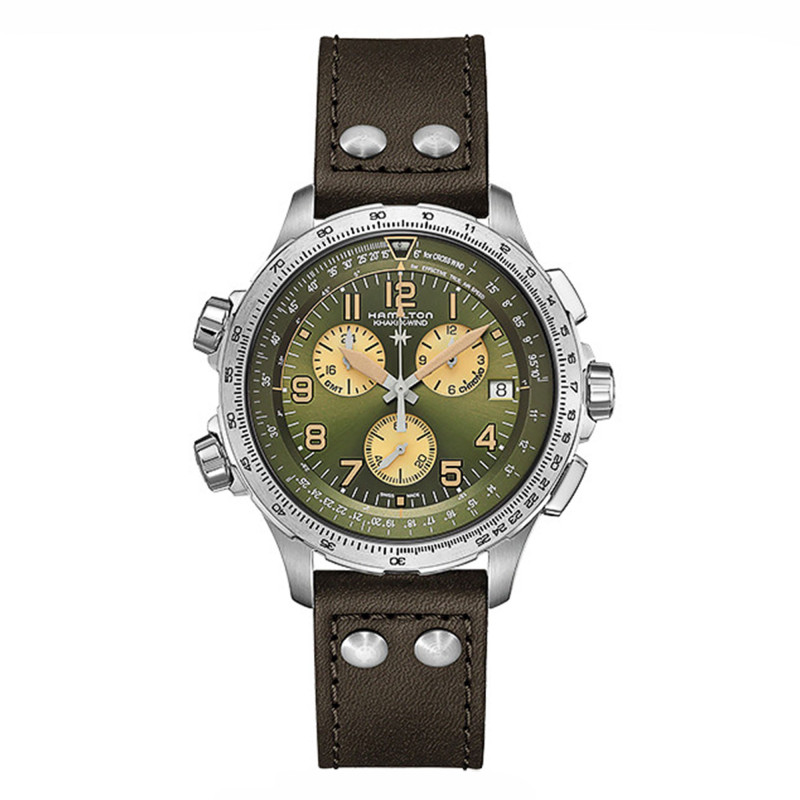 Montre X-Wind GMT Chrono Quartz H77932560 - Hamilton