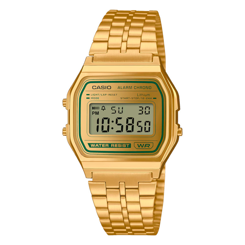 Montre Iconic Green Accent A158WEGV-9AEF - Casio Vintage