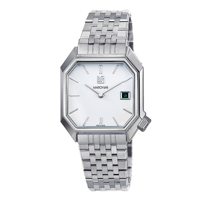Montre Mansart Automatique White Date - March LAB