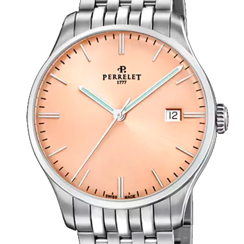 Montre Weekend Saumon - Perrelet