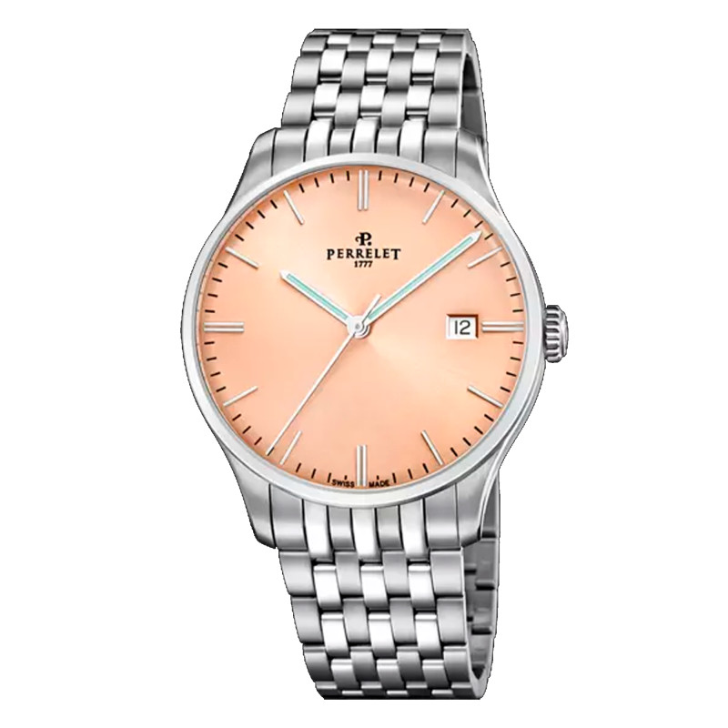 Montre Weekend Saumon - Perrelet