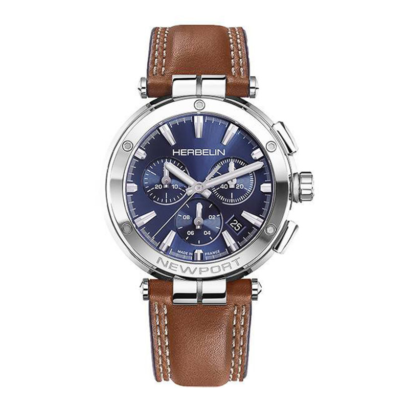 Montre Newport Chrono 37658AP15GD - Herbelin