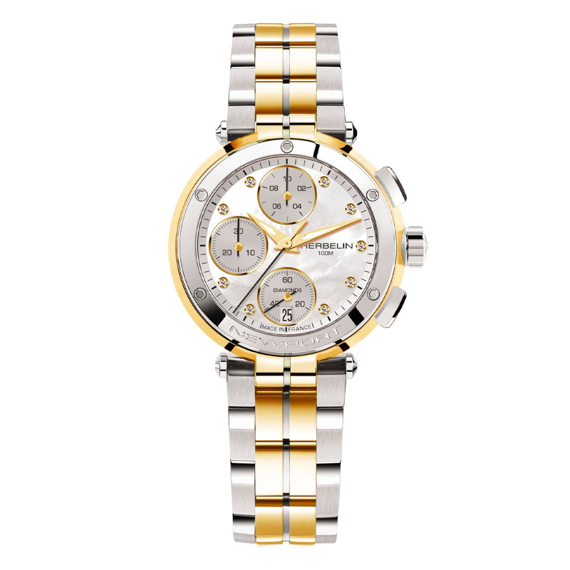 Montre Newport Chronograph 35688BT89 - Herbelin