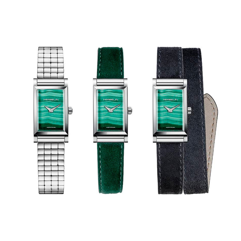 Coffret Montre Antarès trois bracelets CF17444APS06 - Herbelin