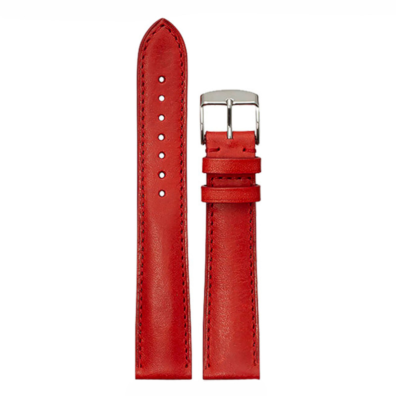 Bracelet de montre Orsay 4670 Vachette Tannage Végétal Rouge - Bouveret