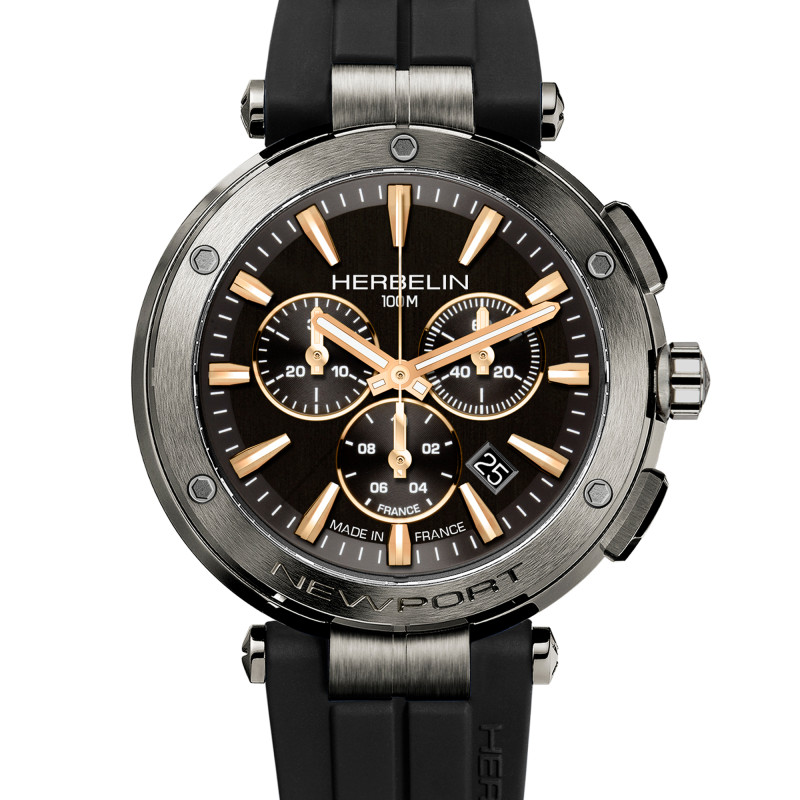 Montre Newport Chrono 37688G33TCA - Herbelin