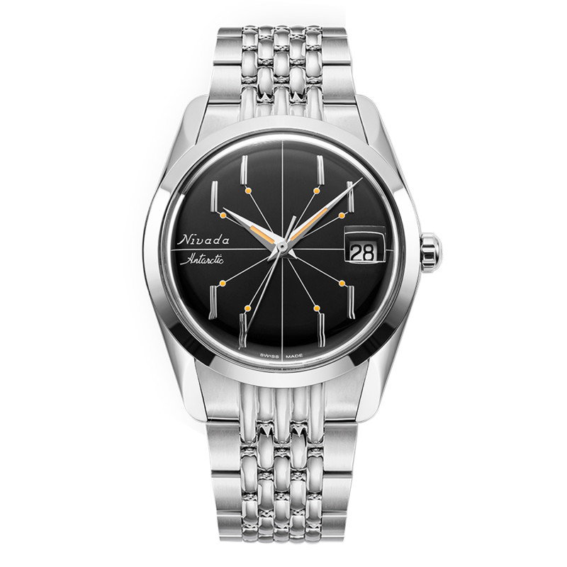 Montre Antarctic Spider Black 35mm 35011 - Nivada Grenchen