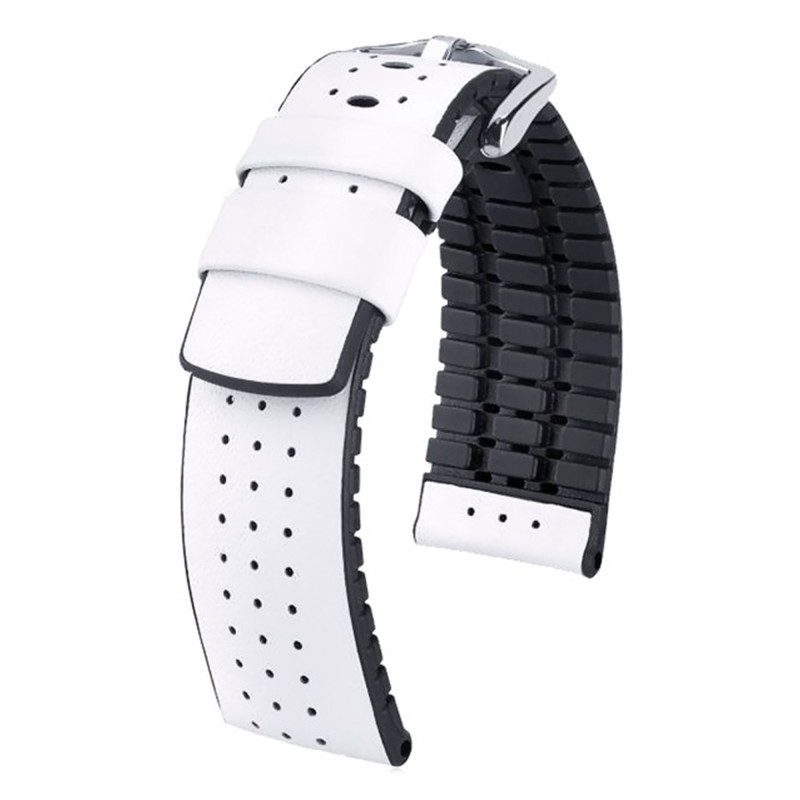 Bracelet de montre Tiger Blanc / Noir 0915075000 - Hirsch