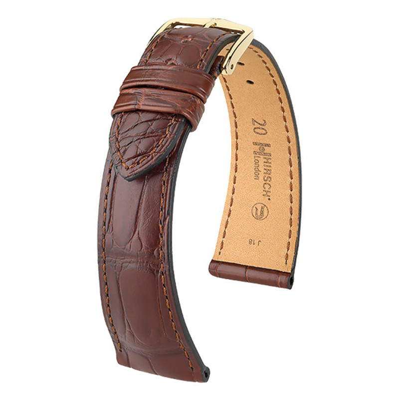 Bracelet de montre London Marron Mat 04207119 - Hirsch