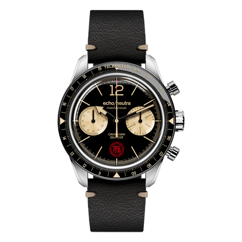 Montre 1956 Chronographe Noir - Echo/Neutra