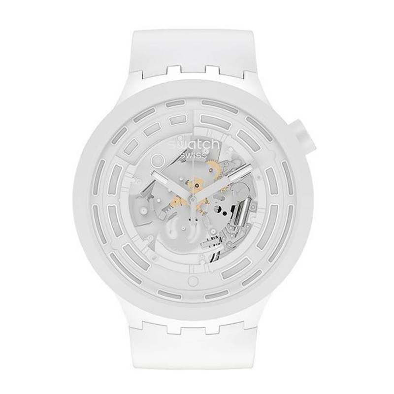 Montre Big Bold Bioceramic C-White SB03W100 - Swatch