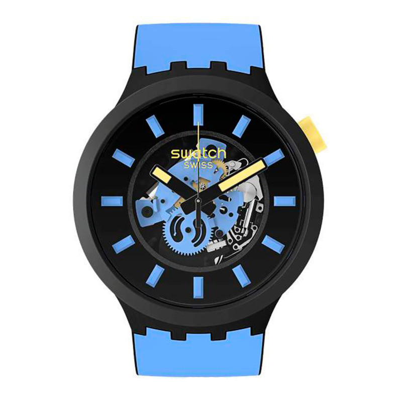 Montre Big Bold Bioceramic Bleue SB03B108 - Swatch