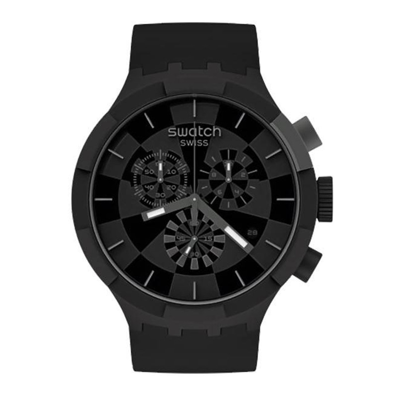Montre Big Bold Chrono Checkpoint Black SB02B400 - Swatch