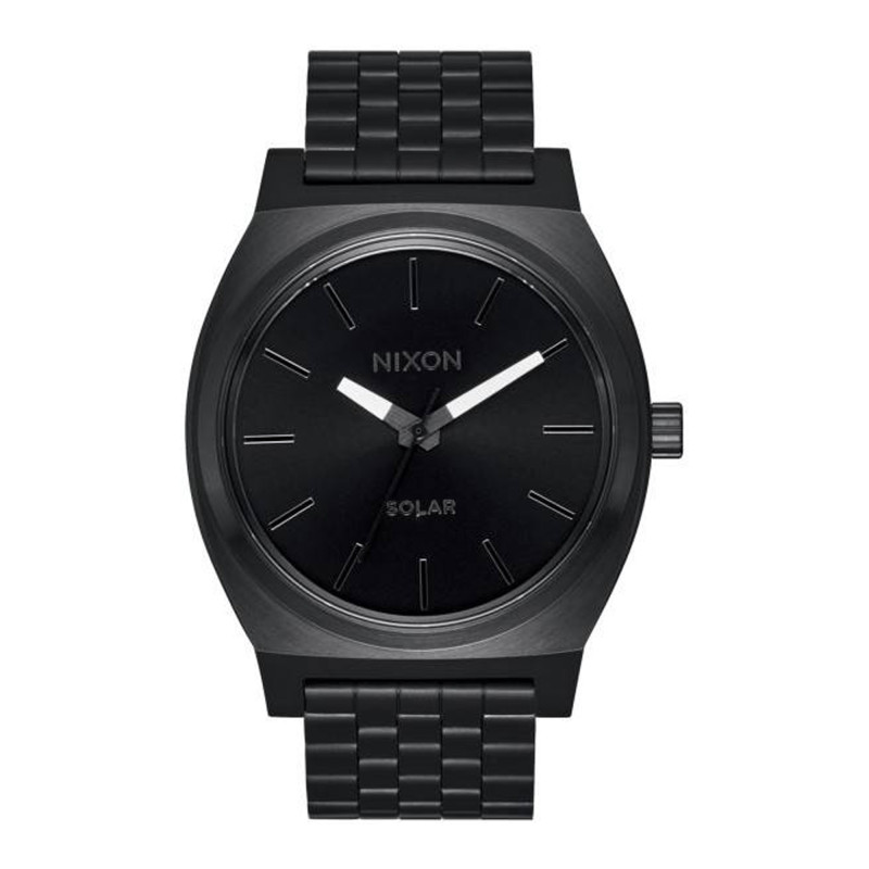Montre Time Teller Solar All Black / White A1369 756-00 - NIXON