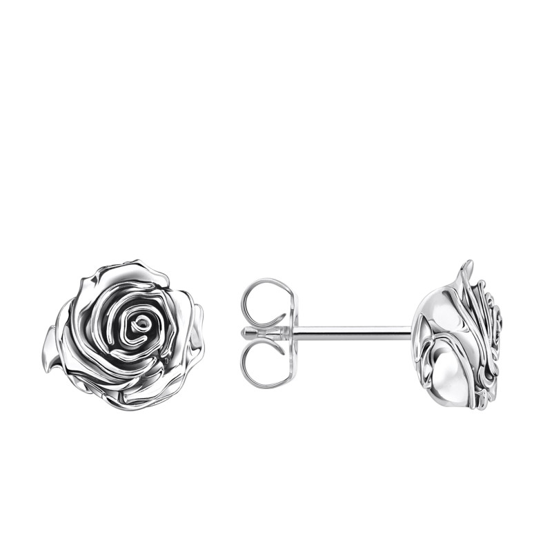 Boucles d'Oreilles Midnight Rose en Argent 925 - H2323-637-21 - Thomas Sabo