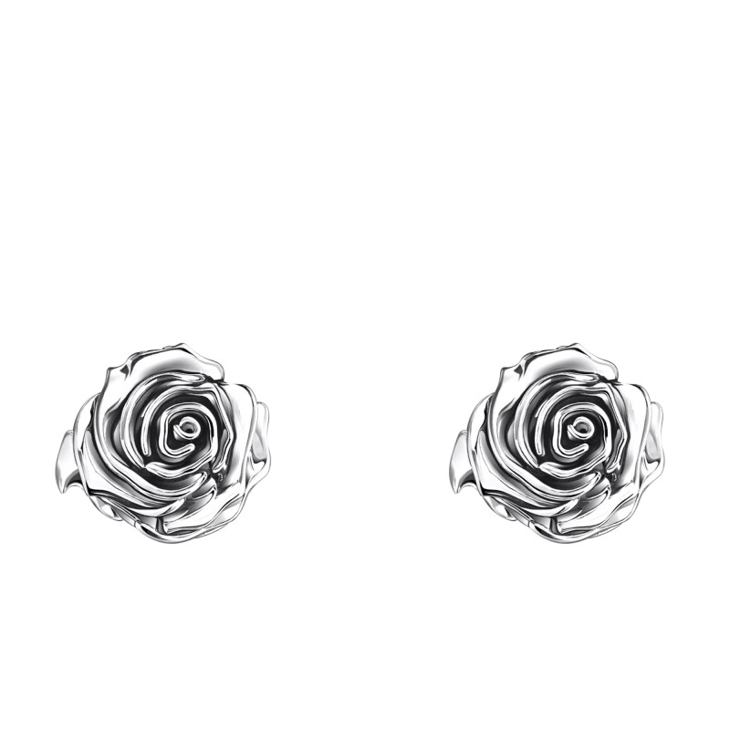 Boucles d'Oreilles Midnight Rose en Argent 925 - H2323-637-21 - Thomas Sabo