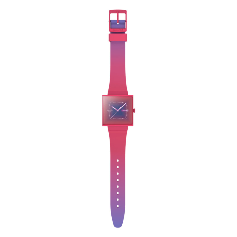 Montre Squarely Berry SO34R700 - Swatch