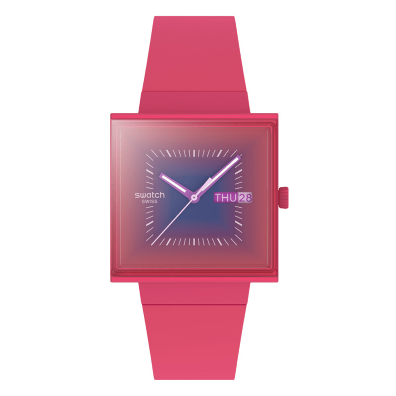 Montre Squarely Berry SO34R700 - Swatch