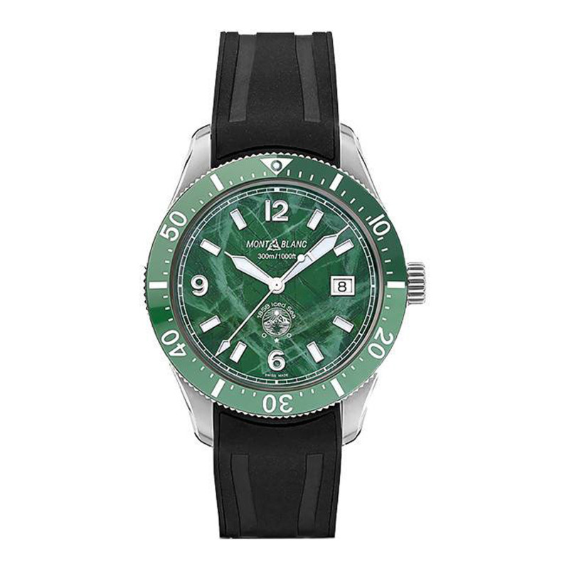 Montre 1858 Iced Sea Automatic Date Verte MB129765 - Montblanc
