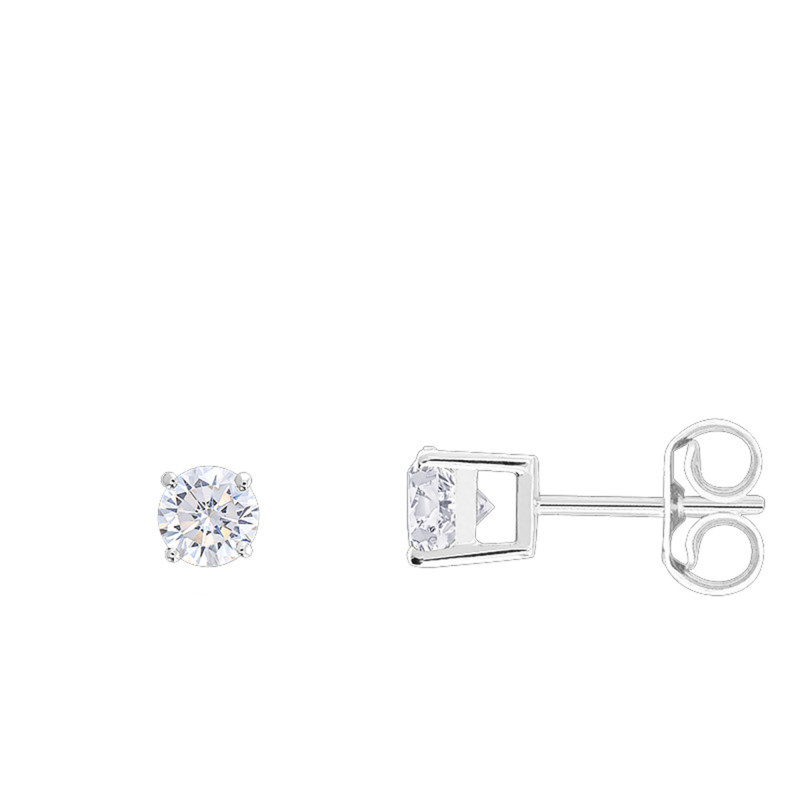 PROMO Boucles d'Oreilles en Or Blanc 750 & Diamants HSI - Demetra OCARAT.COM BIJOUTERIE N°1