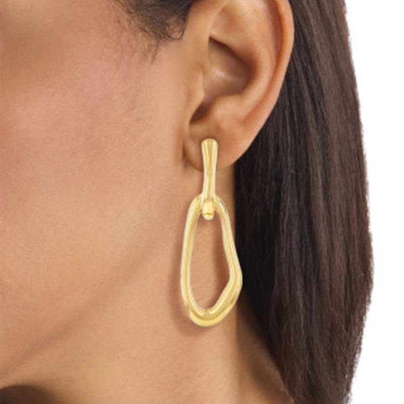 PROMO Boucles d'Oreilles CK Statement Links en Acier Doré - 35000750 - Calvin Klein OCARAT.COM BIJOUTERIE N°1