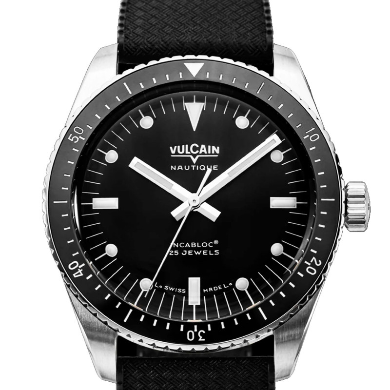 Montre Skindiver Nautique Black White Lum 660170B07 - Vulcain