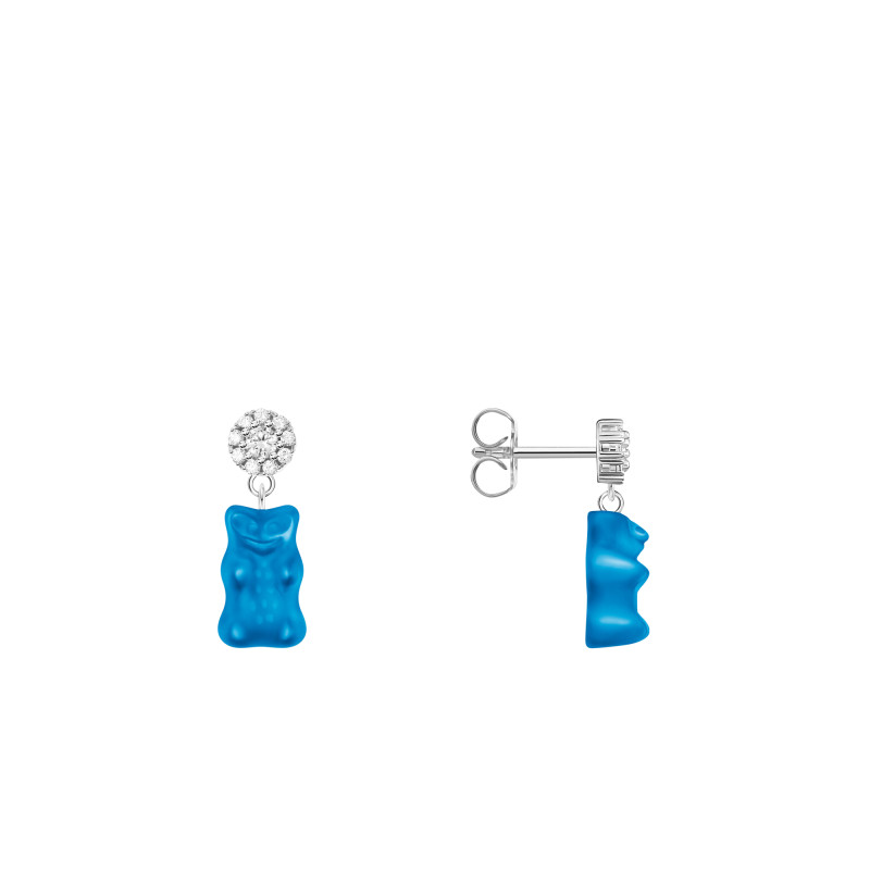 PROMO Boucles d'Oreilles Haribo Bleu en Argent 925 & Oxydes de Zirconium Blancs - H2330-052-1 - Thomas Sabo OCARAT.COM BIJOUTERIE N°1