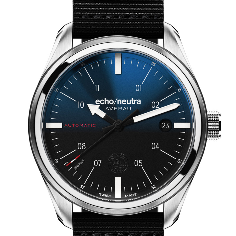 Montre Averau 39 3H Bleu Dégradé - Echo/Neutra