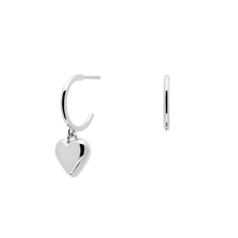 PROMO Boucles d'oreilles cœur L'Absolu, Argent - AR02-364-U, Diamètre 12 mm - Pdpaola OCARAT.COM BIJOUTERIE N°1