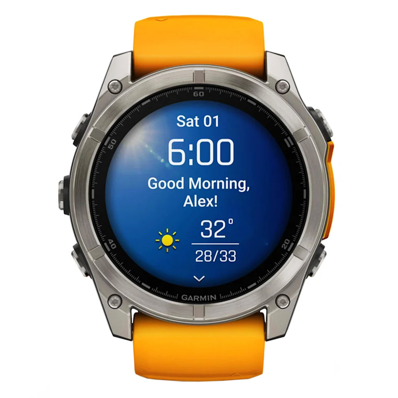 Montre Fēnix 8 AMOLED 51 mm 010-02905-11 - Garmin