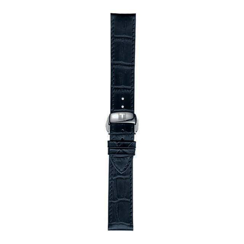 Bracelet de montre Officiel Tissot Cuir Bleu 19 mm T852032781 - Tissot
