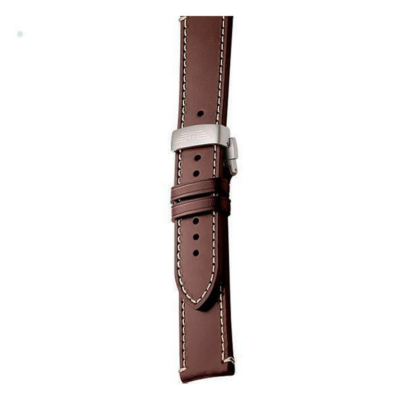 Bracelet Cuir Marron pour modèle Airboss Mechanical 42mm - Victorinox