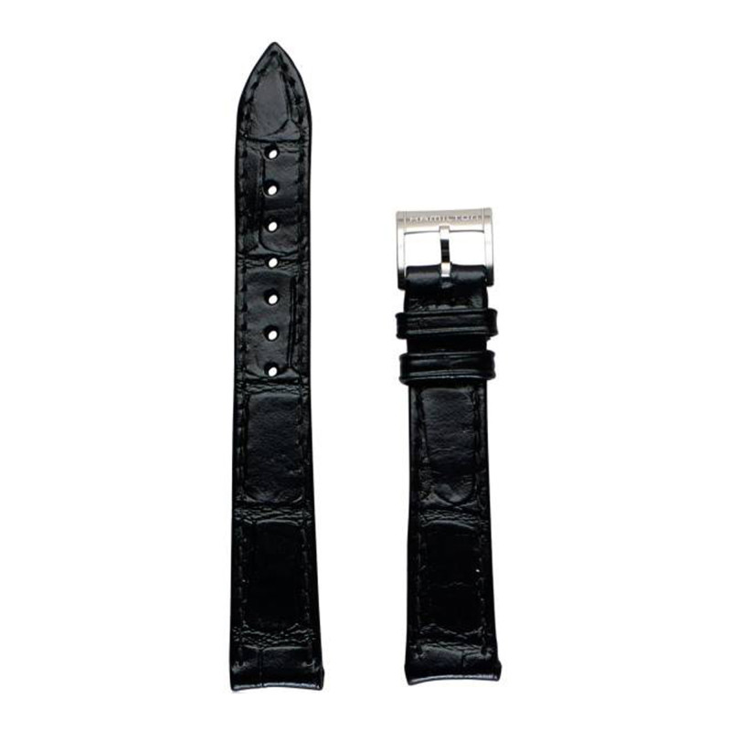 Bracelet de montre Valiant Cuir Noir H690394100 - Hamilton