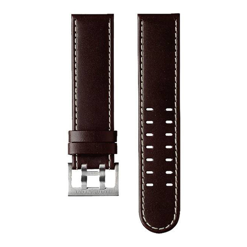 Bracelet de montre Khaki Field Marron 22mm H6007051141 - Hamilton
