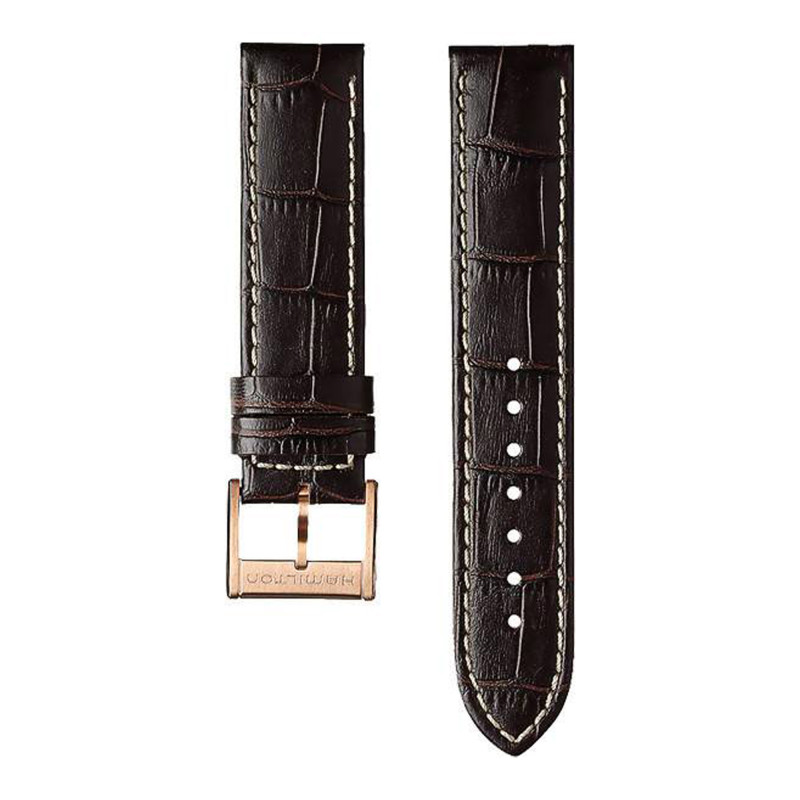 Bracelet de montre Jazzmaster Brun Doré 20mm H6003251081 - Hamilton