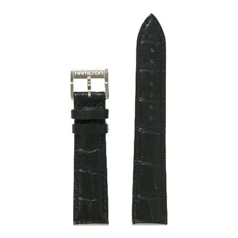 Bracelet de Montre Jazzmaster Cuir Noir H690384102 - Hamilton