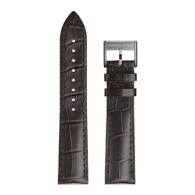 Bracelet de montre Jazzmaster Cuir Brun H690425106 - Hamilton
