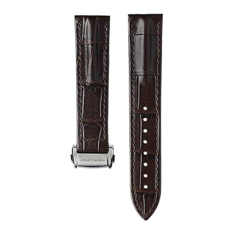 Bracelet de montre Jazzmaster Marron 20mm H6003241171 - Hamilton