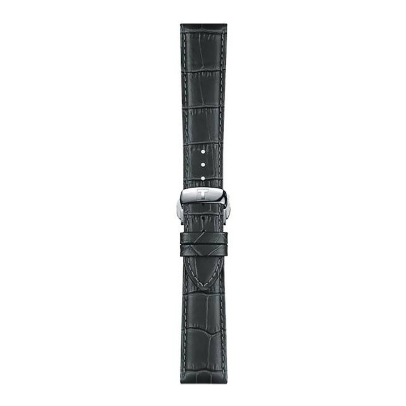 Bracelet de montre Officiel Tissot Cuir Gris 21 mm T852045750 - Tissot