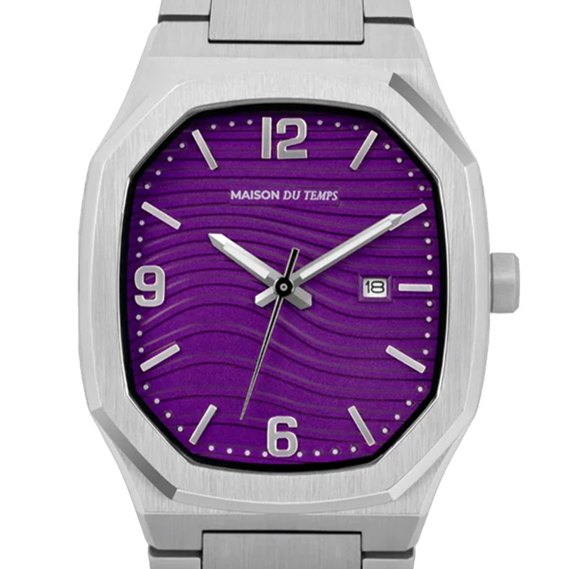 Montre MTPhi Violet Acier - Maison du Temps
