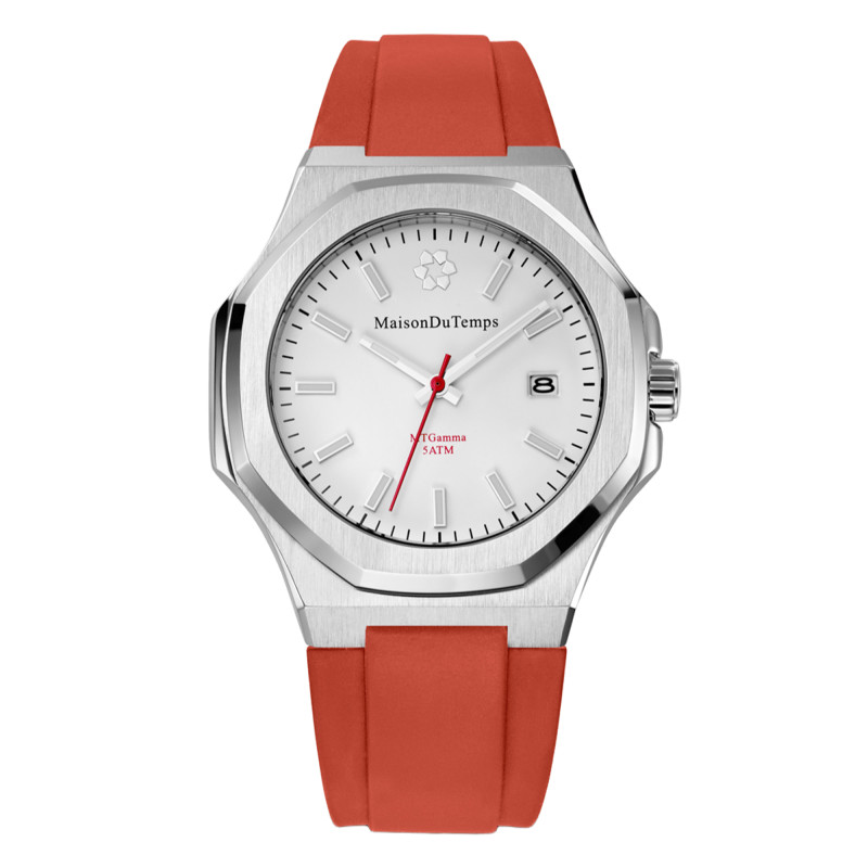 PROMO Montre MTGamma Blanc / Rouge - Maison du Temps OCARAT.COM BIJOUTERIE N°1