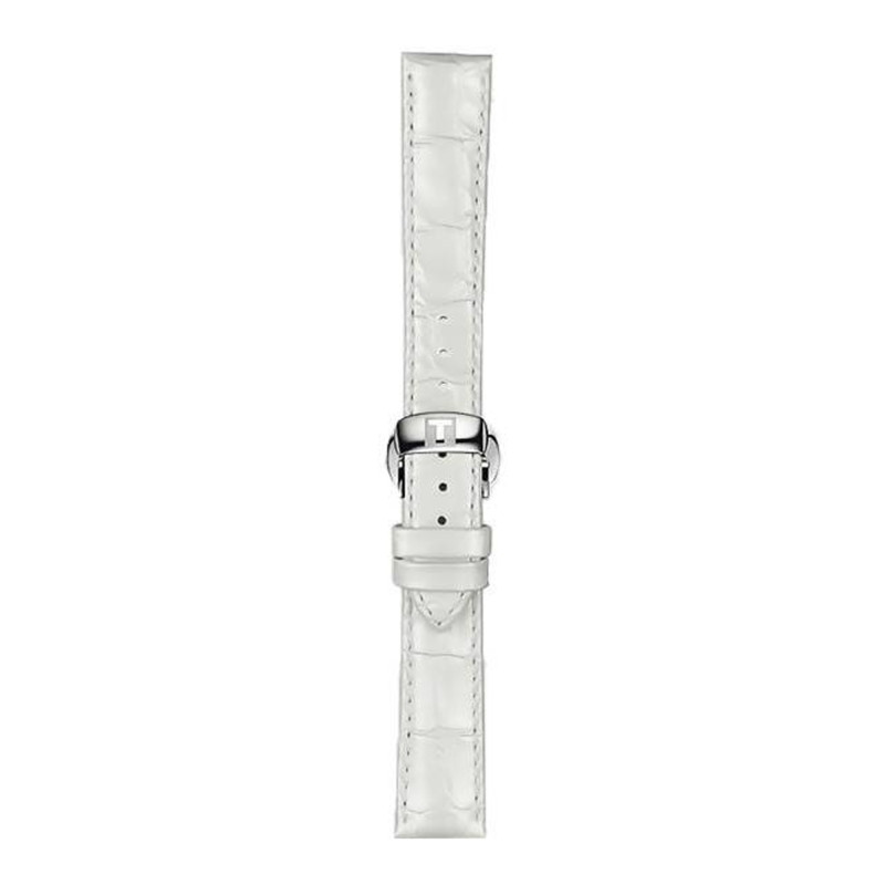 Bracelet de montre Officiel Tissot Cuir Blanc 16 mm T852036795 - Tissot